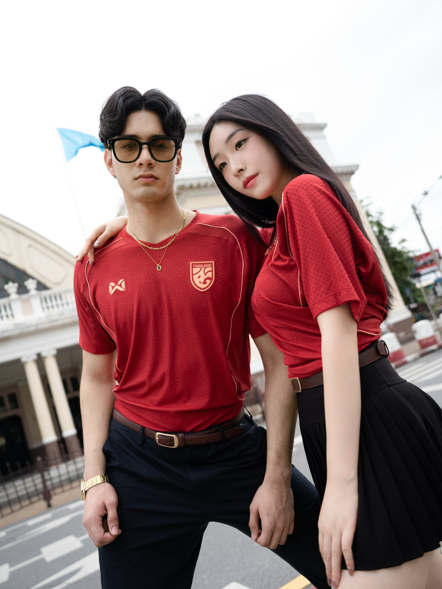 Thailand voetbalshirts 2025-2026 bevatten Kaew Ching Duang patroon