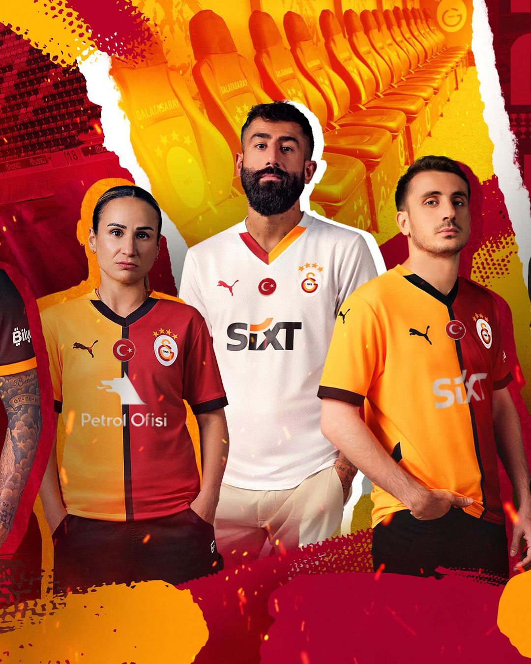 Dit zijn de Galatasaray voetbalshirts 2024-2025 van Puma