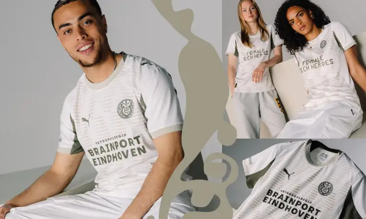 PSV 3e shirt 2025-2026 ode aan oude clublogo en historie!