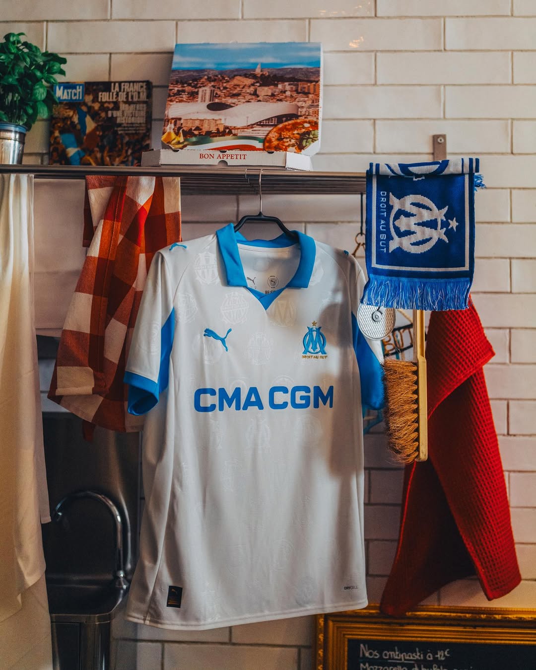 Olympique Marseille voetbalshirts 2025-2026 geïnspireerd door heritage en tifosi