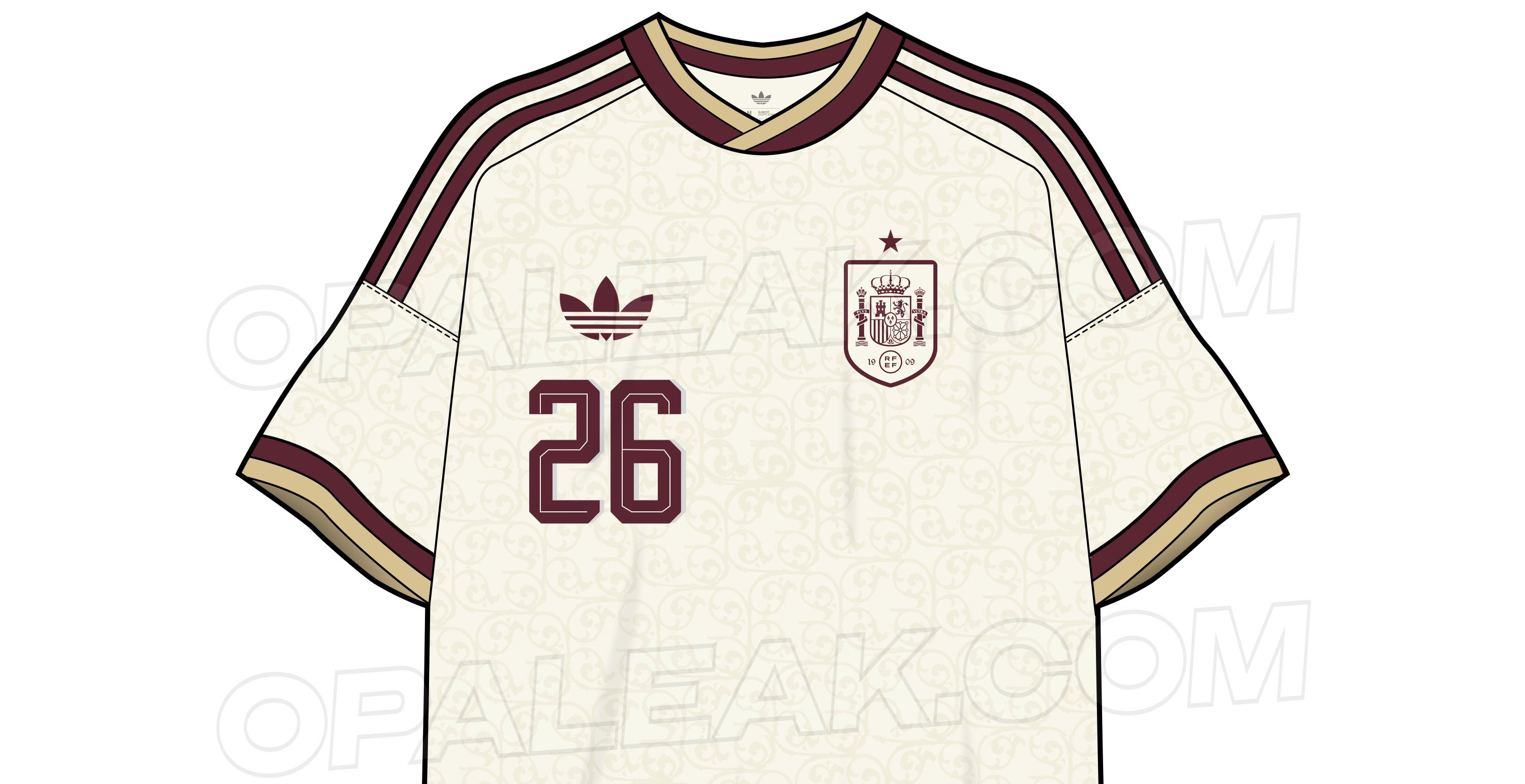 Spanje Wk 2026 Uitshirt Gelekt B