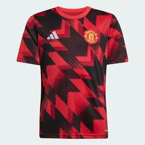Manchester United warming-up shirt kinderen 2025-2026 - Zwart/Rood