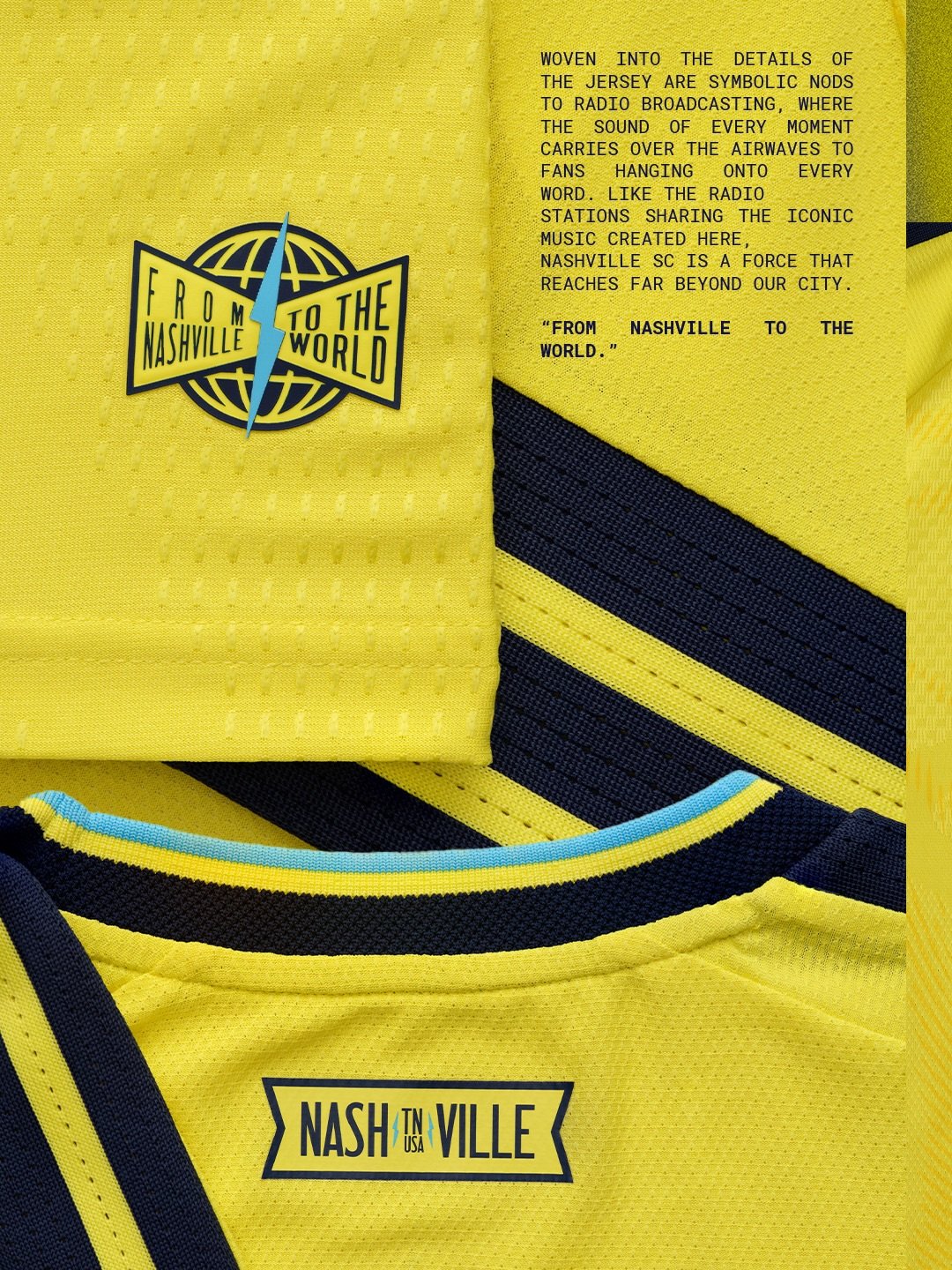 Nashville SC thuisshirt 2026-2027 weerkaatst geluid
