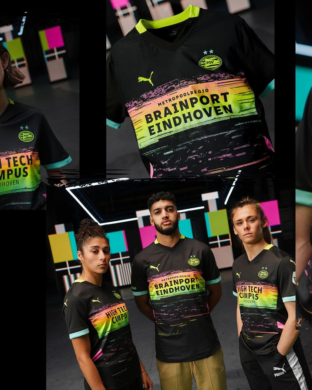 PSV uitshirt 20242025 geïnspireerd door testbeeld