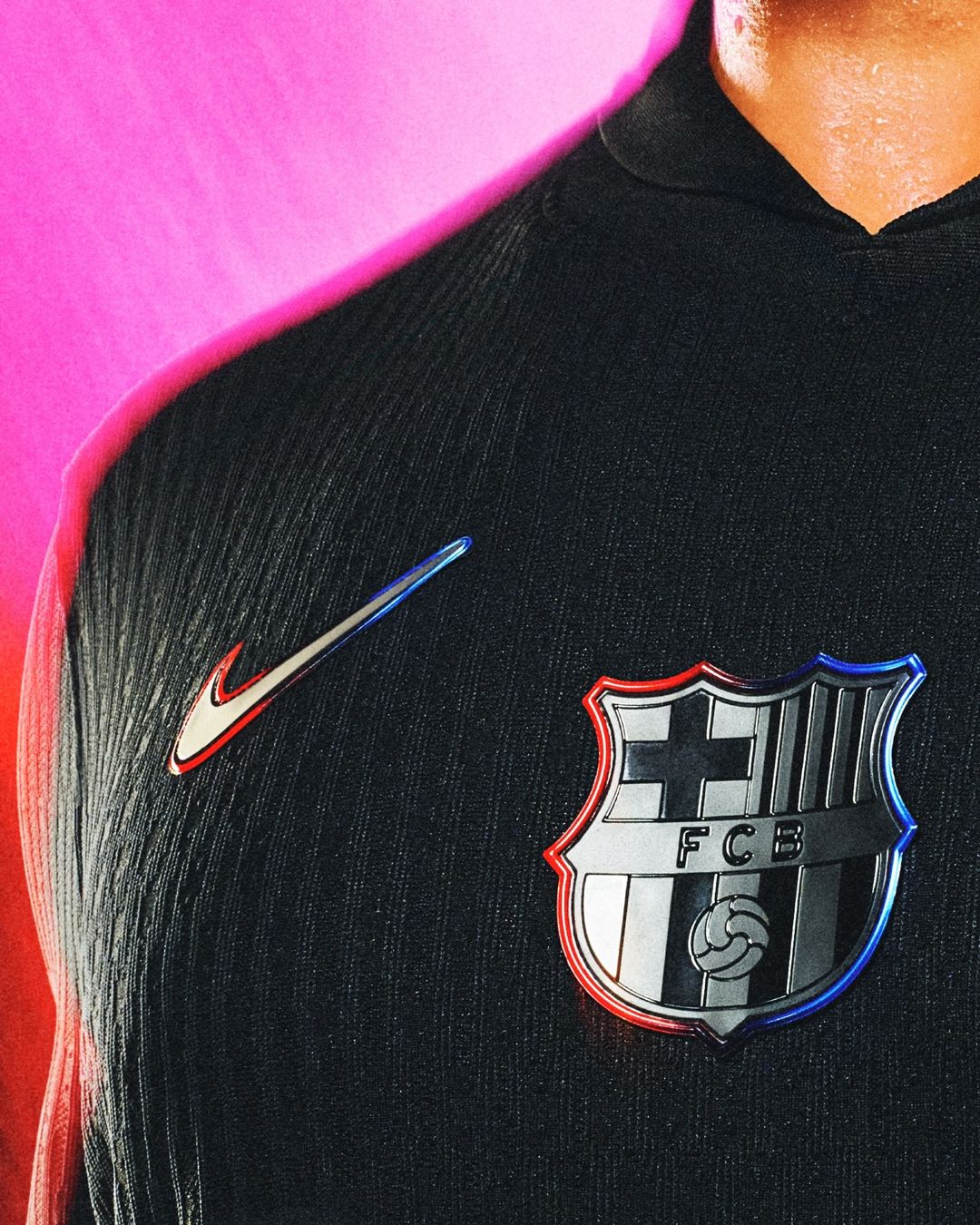 FC Barcelona uitshirt 2024-2025 zwart met Blaugrana!