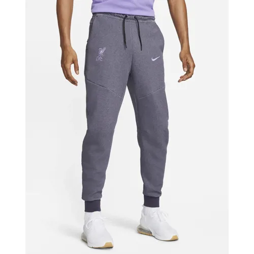 Liverpool FC tech fleece joggingbroek 2023-2024 - Grijs/Paars