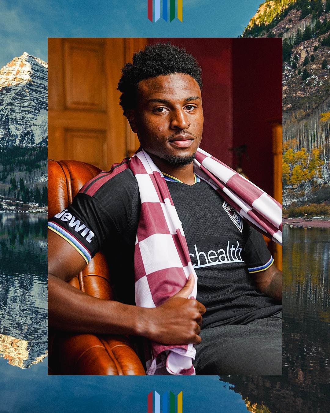 Colorado Rapids thuisshirt 2026-2027 bevat kleurige details