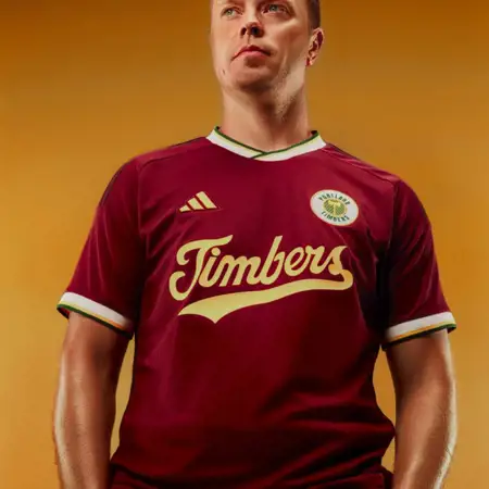 Portland Timbers 3e shirt 2024-2025 ode aan Clive Charles