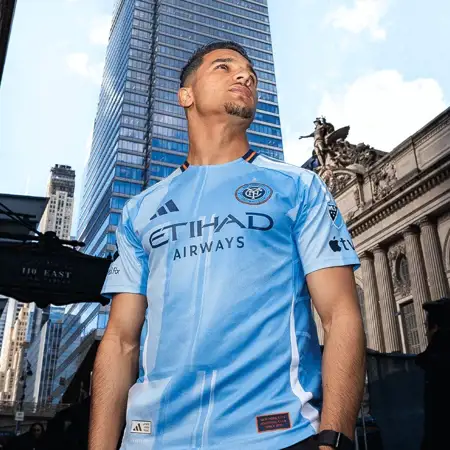New York City FC thuisshirt 2025-2026 ode aan jubileum