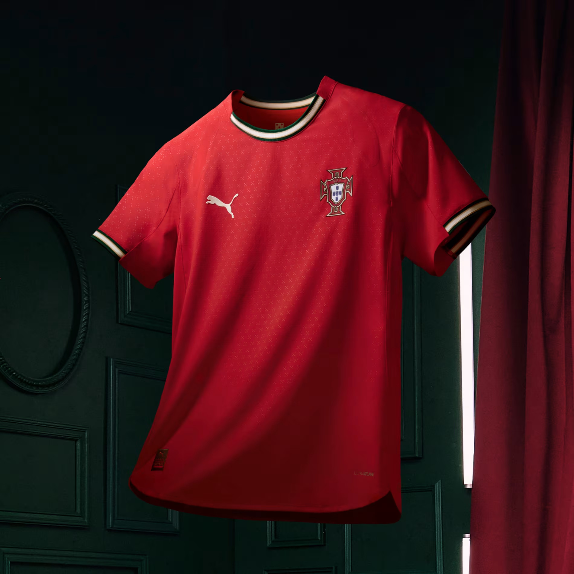 Portugal thuisshirt 2025-2026 geïnspireerd door Quinas! 