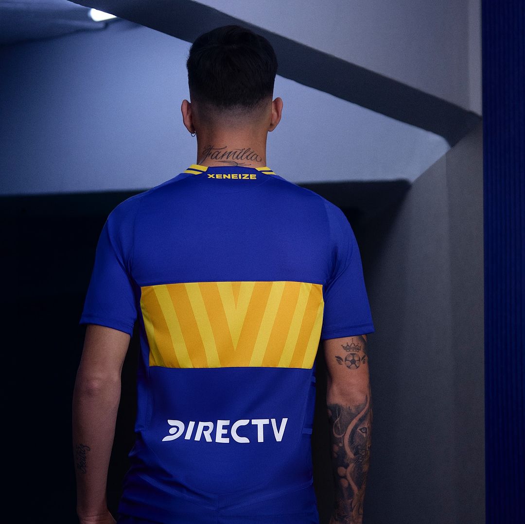 Boca Juniors thuisshirt 2024-2025 geïnspireerd door spoorweg rondom stadion