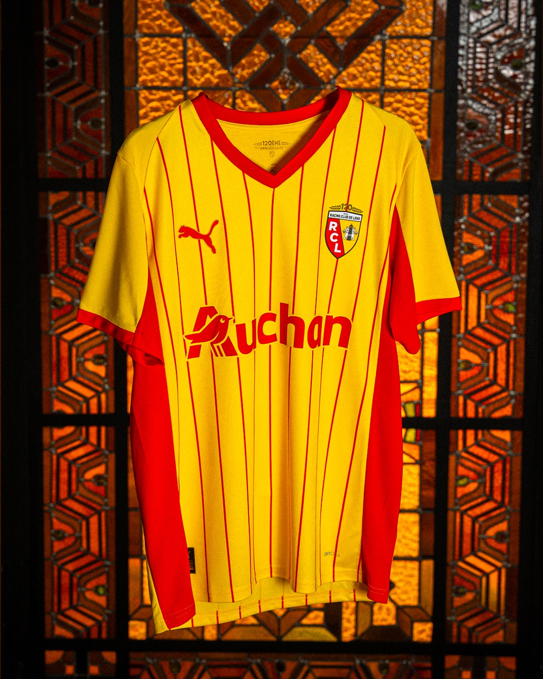 RC Lens voetbalshirts 2025-2026 eren 120 jarig bestaan en Place Verte