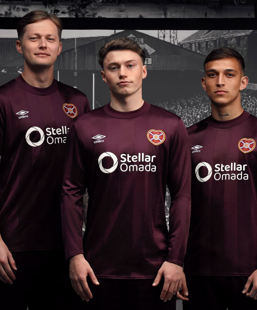 Dit zijn de Heart of Midlothian voetbalshirts 2024-2025
