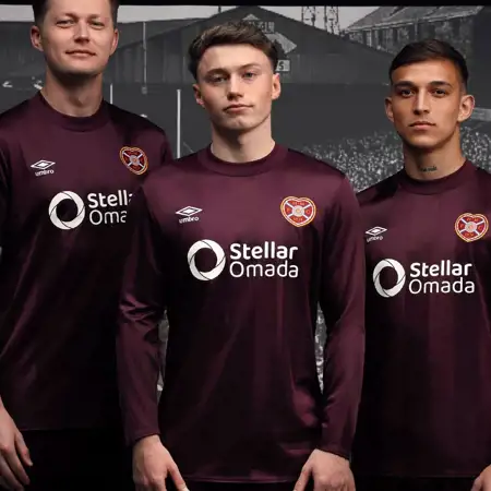 Dit zijn de Heart of Midlothian voetbalshirts 2024-2025