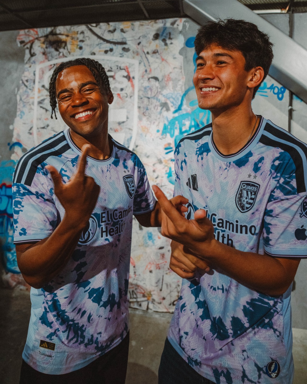 San Jose Earthquakes uitshirt 2026-2027 heeft thema Grateful Dead