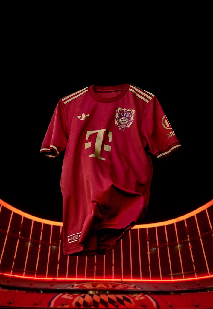 Bayern München voetbalshirt 125 jarig bestaan geïnspireerd door historie!