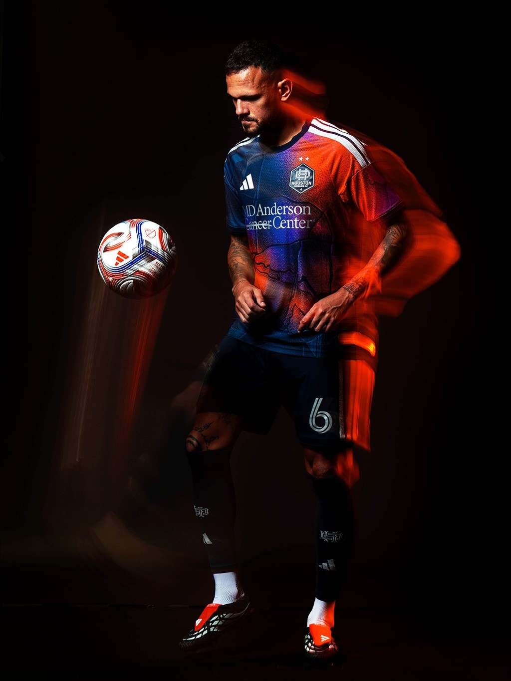 Houston Dynamo uitshirt 2026-2027 eert ruimtevaart