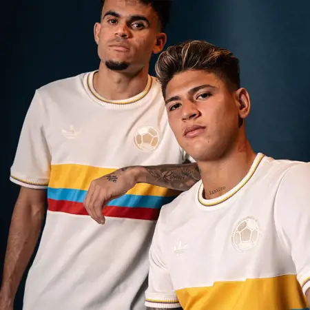 adidas lanceert Colombia voetbalshirt ter ere 100 jarig bestaan voetbalbond