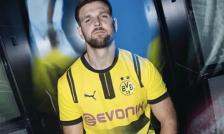 Borussia Dortmund cup voetbalshirt 2024-2025 heeft mashup design