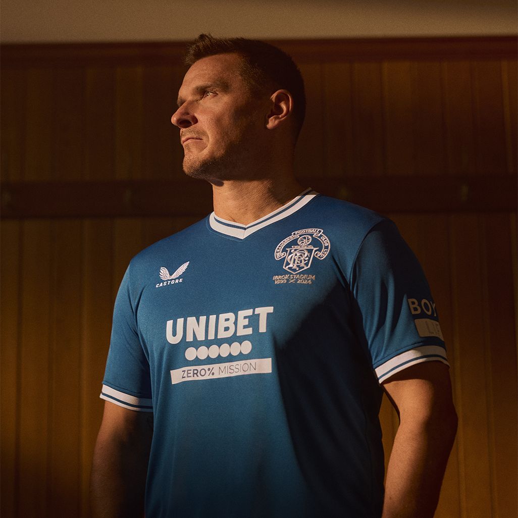 Rangers FC voetbalshirts 2024-2025 geïnspireerd door Ibrox Park